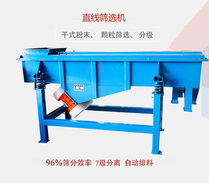 直線篩選機用于篩選、分級各種粉末、顆粒