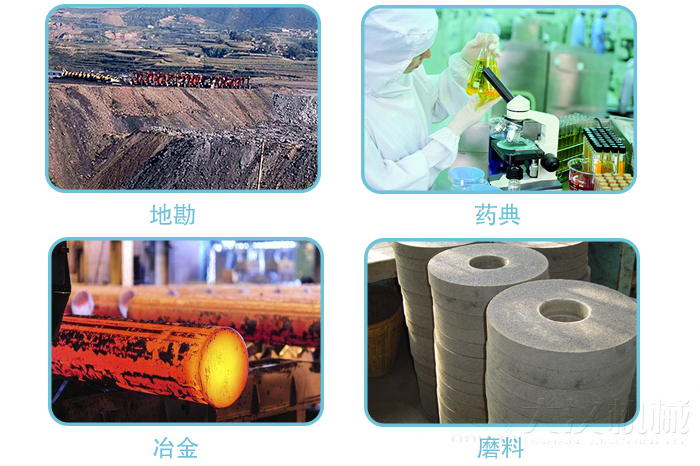 適用行業:地堪，冶金，藥典,磨料