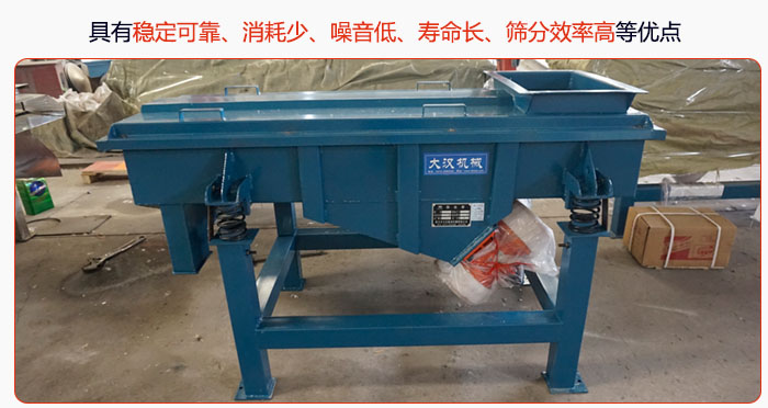 具有穩定可靠、消耗少、噪音低、壽命長、振型穩、篩分效率高等優點